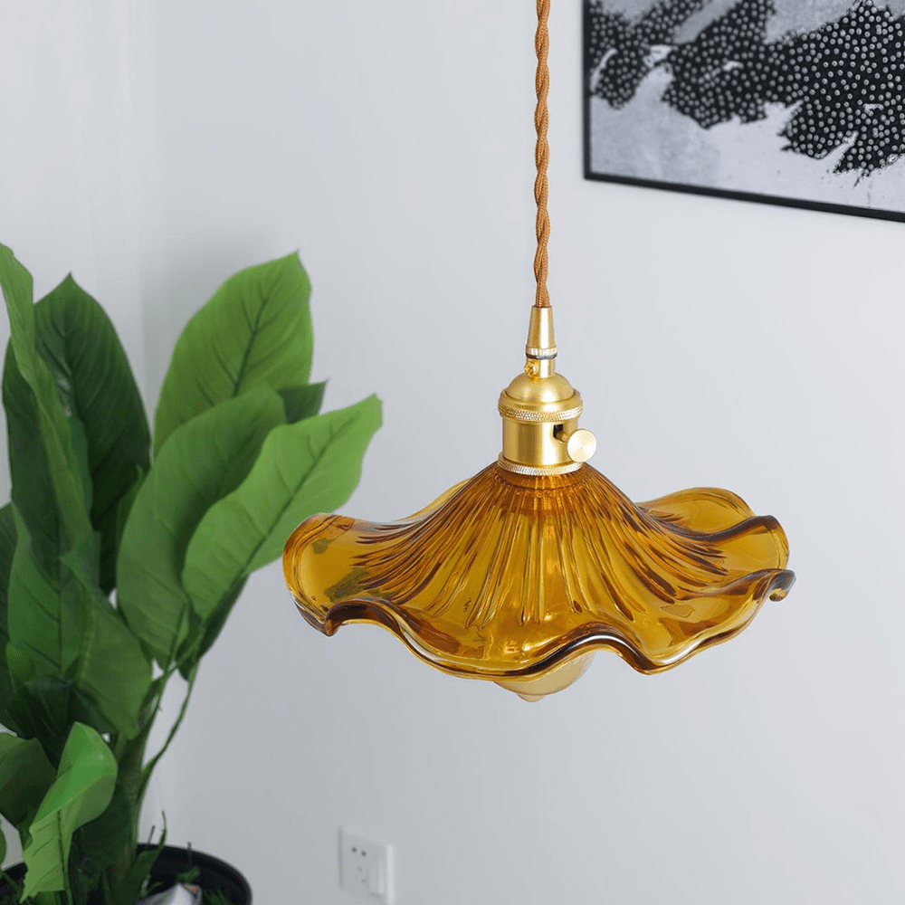 Hibiscus Flower Designed Ceiling Pendant Lamp