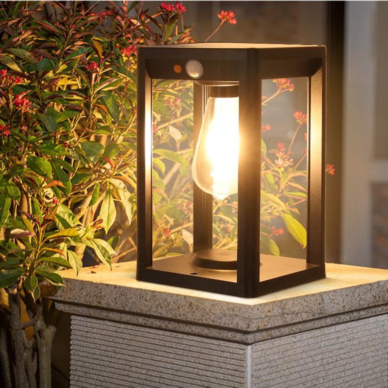 Pillar Solar Power Outdoor Lamp